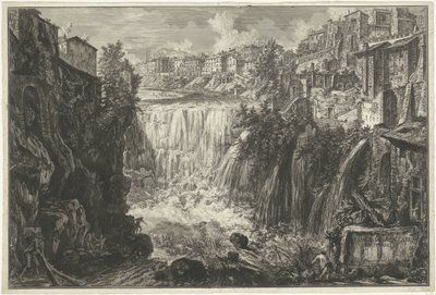 Cascade à Tivoli - Giovanni Battista Piranesi
