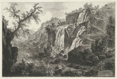 Cascades à Tivoli - Giovanni Battista Piranesi