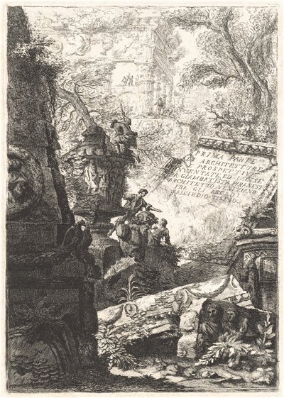 Prima Parte; Grotteschi; Carceri; Alcuna Vedute ...; Trofei di Ottaviano Augusto - Giovanni Battista Piranesi and Francesco Piranesi