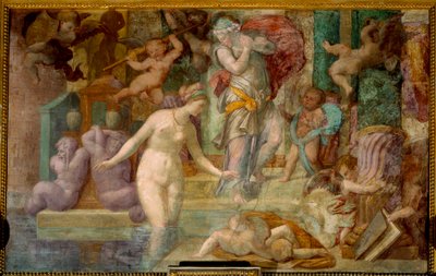 École de Fontainebleau : Vénus à la fontaine - Giovanni Battista Rosso Fiorentino