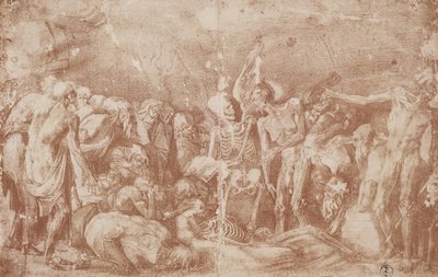 Étude des vivants et des morts assemblés - Giovanni Battista Rosso Fiorentino