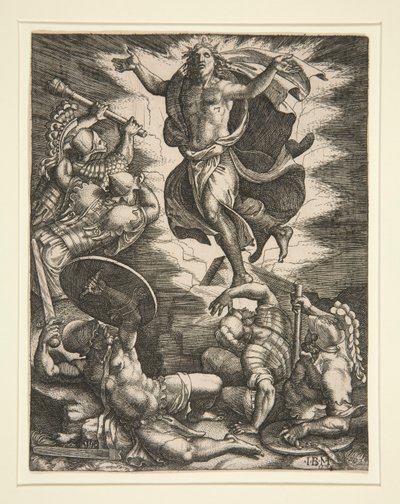 La Résurrection - Giovanni Battista Scultori