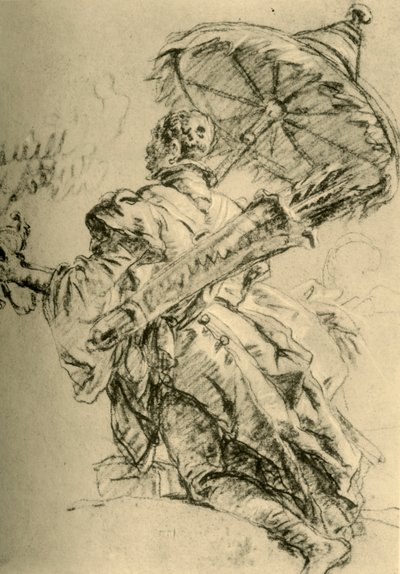 Un Maure avec carquois et parasol - Giovanni Battista Tiepolo