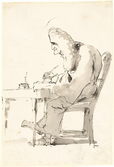 Un avocat vénitien à son bureau - Giovanni Battista Tiepolo