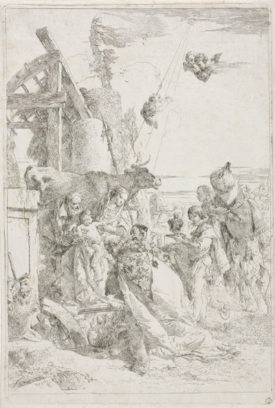 Adoration des Mages, vers 1740 - Giovanni Battista Tiepolo