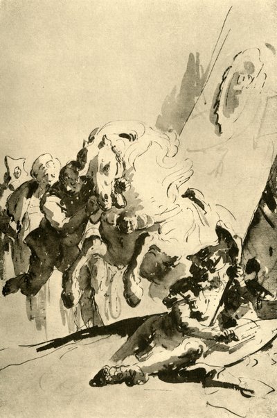 Alexandre et Bucéphale, milieu du 18ème siècle, 1928 - Giovanni Battista Tiepolo
