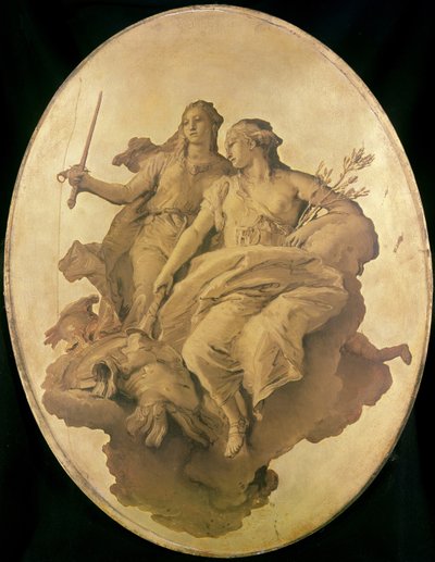 Allégorie de la paix et de la justice - Giovanni Battista Tiepolo