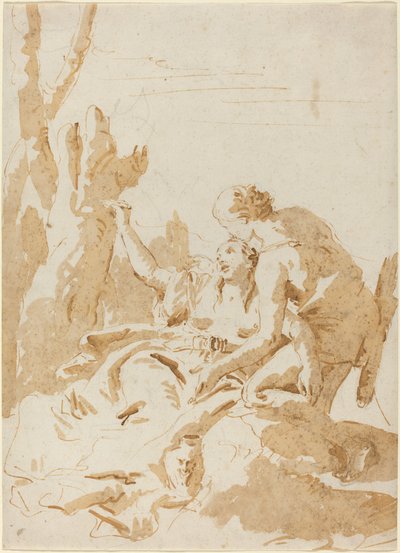 Angélique et Médor - Giovanni Battista Tiepolo