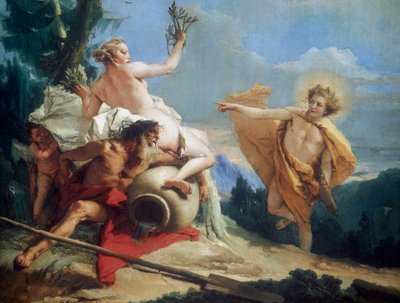 Apollon poursuivant Daphné, vers 1755-1760 - Giovanni Battista Tiepolo