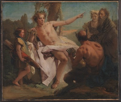 Apollon et Marsyas - Giovanni Battista Tiepolo