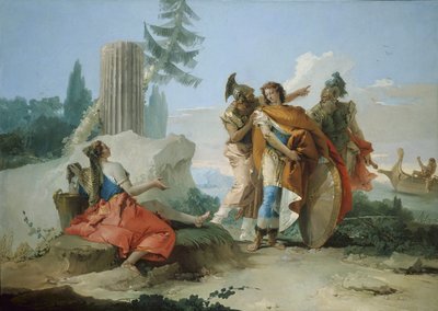 Armida abandonnée par Rinaldo, 1742-45 - Giovanni Battista Tiepolo
