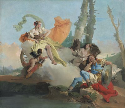 Armida rencontre le Rinaldo endormi - Giovanni Battista Tiepolo