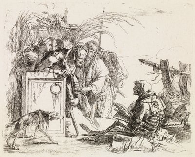 « La Mort accorde une audience », extrait de *Vari Capricci* - Giovanni Battista Tiepolo