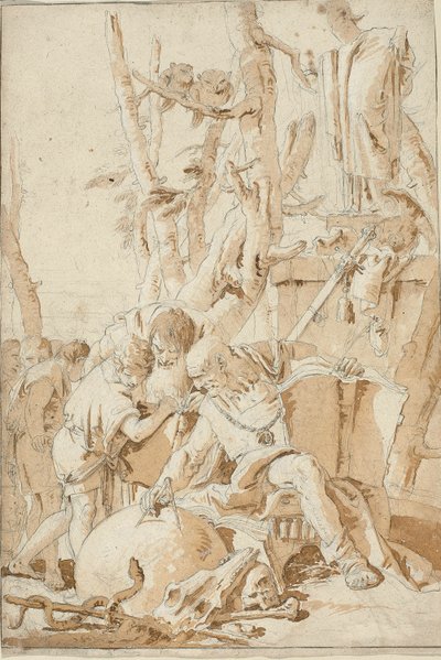 Démocrite et Héraclite rient et se désolent des folies du monde - Giovanni Battista Tiepolo