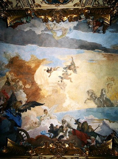 Détail du Cours du Soleil, 1740 - Giovanni Battista Tiepolo