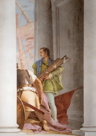 (détail) La flotte grecque à Aulis, du Hall d