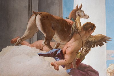 (détail) la biche sacrificielle du Sacrifice d