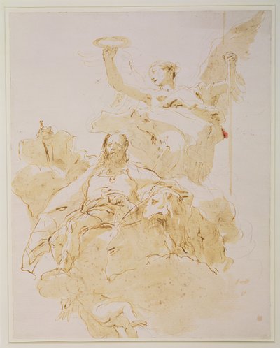 Glorification de la famille Porto, c.1755-60 - Giovanni Battista Tiepolo