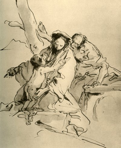 Sainte Famille, milieu du XVIIIe siècle, 1928 - Giovanni Battista Tiepolo