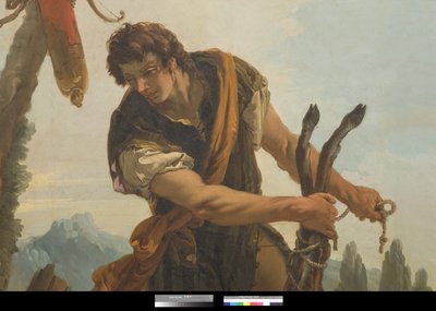 Chasseur avec cerf, 1718 - Giovanni Battista Tiepolo