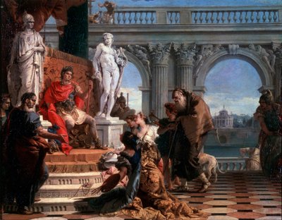 Mécène présentant les Arts à Auguste, 1743 - Giovanni Battista Tiepolo