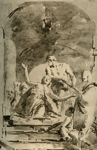 Le martyre de S. Giustina, vers 1730, 1928 - Giovanni Battista Tiepolo