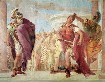 Minerve empêchant Achille de tuer Agamemnon, de 