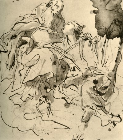 Vieil homme et jeune femme, 1761, 1928 - Giovanni Battista Tiepolo