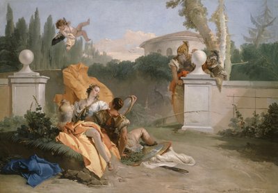 Rinaldo et Armida dans son jardin, 1742-45 - Giovanni Battista Tiepolo