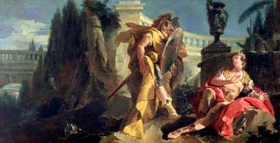 Rinaldo observé par Carlo et Ubaldo - Giovanni Battista Tiepolo