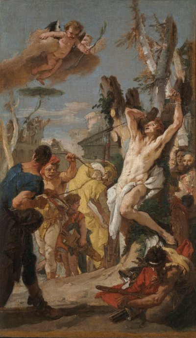 Étude pour Le Martyre de Saint Sébastien, 1739 - Giovanni Battista Tiepolo