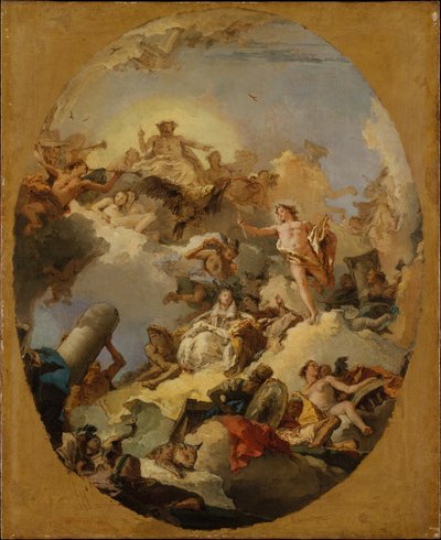 Die Apotheose der spanischen Monarchie - Giovanni Battista Tiepolo