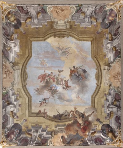 La Chute des Démons, Histoires de Scipion, 1731 - Giovanni Battista Tiepolo