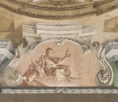 La Chute des Démons, Histoires de Scipion, détail, 1731 (détail) - Giovanni Battista Tiepolo