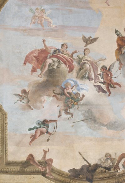 La Chute des Démons, Histoires de Scipion, détail, 1731 (détail) - Giovanni Battista Tiepolo