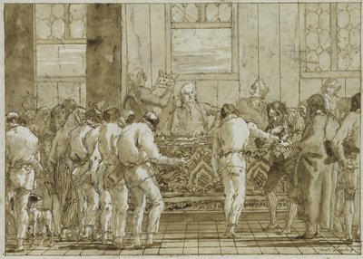 Le procès, vers 1790 - Giovanni Battista Tiepolo