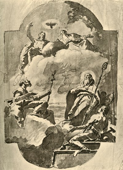 La Trinité et les Saints, milieu du XVIIIe siècle, 1928 - Giovanni Battista Tiepolo