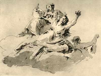 Trois femmes, milieu du 18ème siècle, 1928 - Giovanni Battista Tiepolo