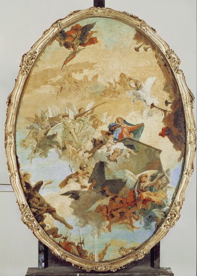 Translation de la Sainte Maison de Nazareth à Loreto - Giovanni Battista Tiepolo
