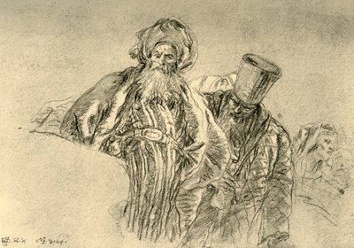 Deux marchands orientaux - Giovanni Battista Tiepolo