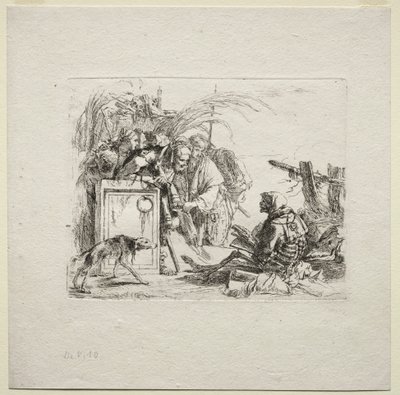 Divers Caprices : La Mort Donnant Audience - Giovanni Battista Tiepolo