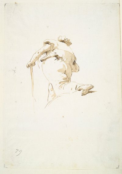 Figure masculine marchant vue obliquement d