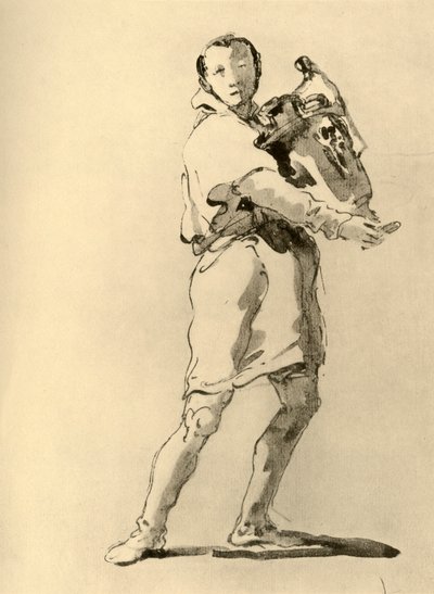 Jeunesse avec amphore, milieu du 18ème siècle, 1928 - Giovanni Battista Tiepolo