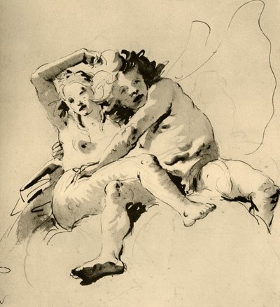 Zéphyr et Flora, 1757, 1928 - Giovanni Battista Tiepolo
