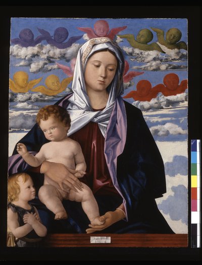 Madone et enfant avec Saint Jean-Baptiste - Giovanni Bellini