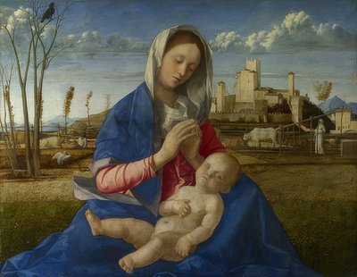 Madone des prés. Vers 1500 - Giovanni Bellini