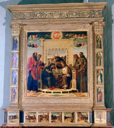 Pala di Pesaro, retable, vers 1474 - Giovanni Bellini