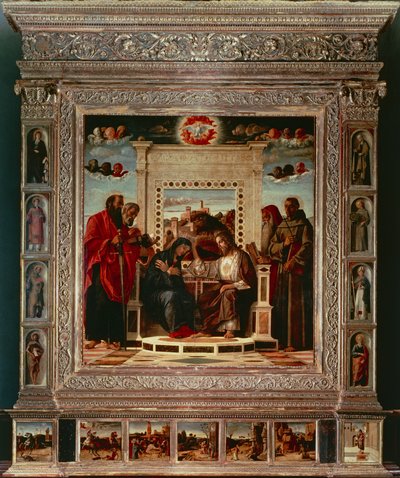 Retable de Pesaro (détail) - Giovanni Bellini