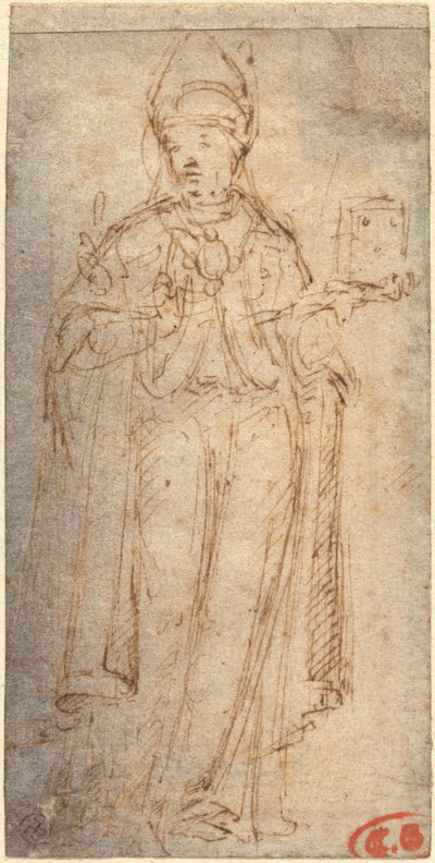Saint Louis de Toulouse tenant un livre - Giovanni Bellini