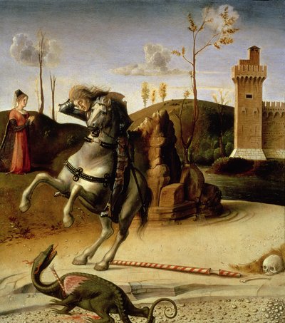 Saint Georges et le Dragon (détail) - Giovanni Bellini
